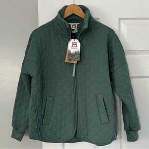 Avalanche Quilted Jacket in Forest Green